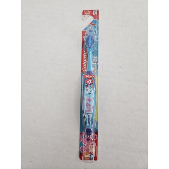 Blue's Clues Colgate Toothbrush Vintage NIB Ages 2 + Blue And Magenta - Picture 2 of 5